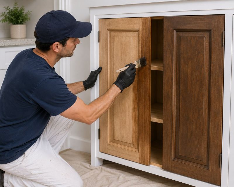Kitchen Cupboard Refinishing in Kokomo, IN